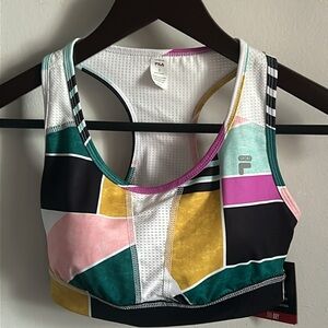 New Women’s Fila Tru-Dry Sports Athletic Medium Impact Workout Bra